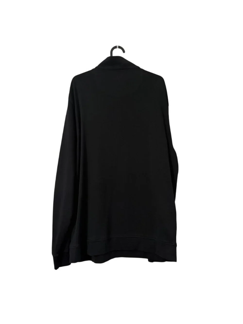 Peter Millar Black Quarter Zip Long Sleeve Pullover Sweater Mens Size XLarge